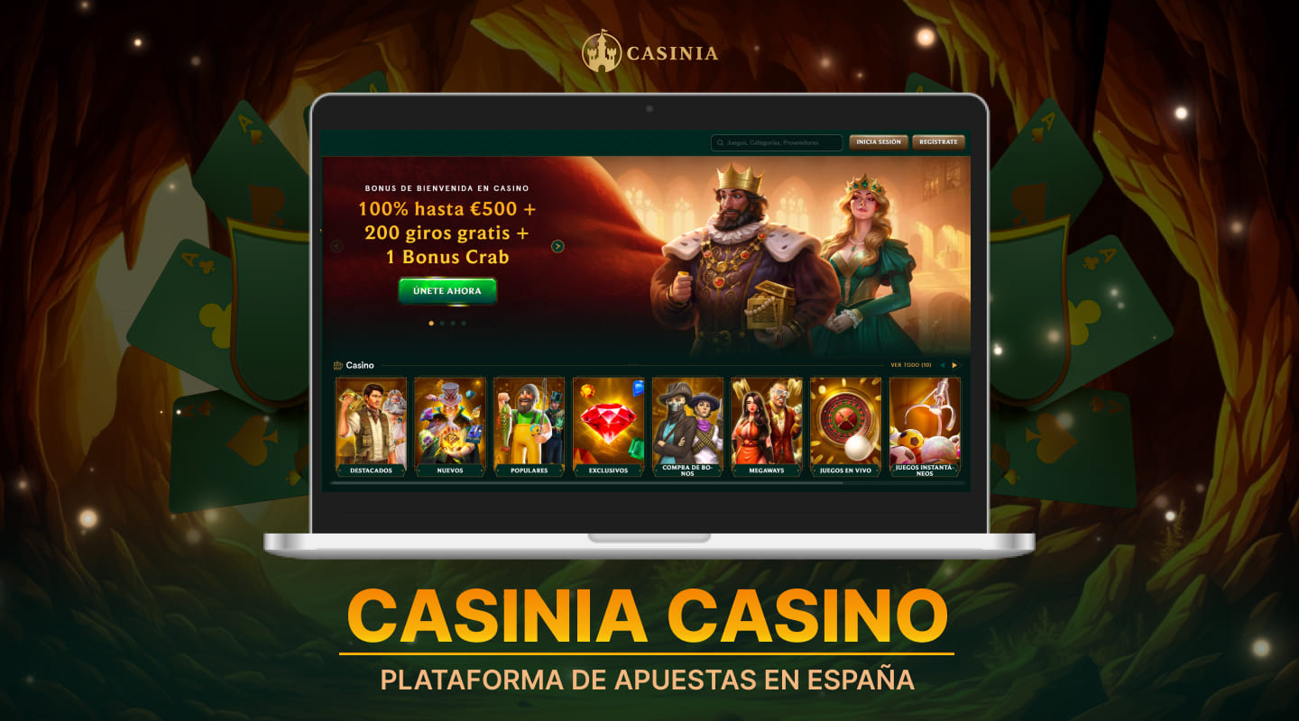 Informaci&oacute;n general de Casinia Casino sobre la plataforma, sus bonos, secciones de casino y apuestas deportivas